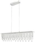 Globo Lighting H&auml;ngeleuchte Metall verchromt, LED