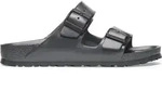 Birkenstock Arizona Eva Damen-Pantoletten in Schwarz &ndash; schmale Weite - Schwarz - 40