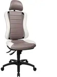 Topstar B&uuml;rostuhl Head Point RS, HE300 S033X Stoff wei&szlig;, Gestell schwarz