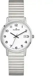 Dugena 4460752 Damen-Armbanduhr, Edelstahl-Geh&auml;use, Metall-Armband - Silber