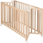 roba Klappbett 'Fold Up', 60x120 cm, Buche natur, 2-fach h&ouml;henverstellbar,...