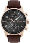 Boss NAVIGATOR CLASSIC 1513496 Herrenchronograph Klassisch schlicht - Braun/Grau