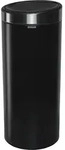 Brabantia Touch Bin, 30L, 30 l, Rund, Kunststoff, Edelstahl, Schwarz, Manuell,