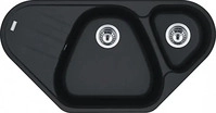 Franke 114.0477.990, FRANKE ANTEA AZG 661-E Einbausp&uuml;le / Fraganit / Onyx / Excenter