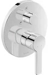 Einhebel-Wannenmischer B.2 f Unterputz-Wannenmischer m Umstellven c chrom - Silber