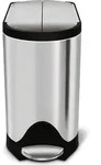 simplehuman 10 Liter schmetterling Treteimer, fingerabdrucksicherer Edelstahl -