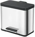 Hailo &Ouml;ko duo Plus L Tret-M&uuml;lltrenner - freistehender 17+9 Liter Doppelm&uuml;lleimer