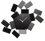 Alessi Stanza Scirocco,Wall Clock B (Art.-Nr. MT19 B, EAN 8003299398621) - Schwarz