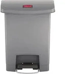 Rubbermaid 1883600, 30 l, Rechteckig, Kunststoff, Harz, Grau, Terrasse, Kunststoff -