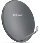 DUR-line Select 85/90cm Satellitensch&uuml;ssel Alu anthrazit - Grau