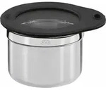 R&ouml;sle - Dose mit Frischhaltedeckel &Oslash; 8 cm H&ouml;he 6 cm - Schwarz