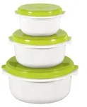 Emsa Micro Family Starter Set, Wei&szlig;/Gr&uuml;n, 0,5/1,0/1,5 L, 509741 - Gr&uuml;n/Wei&szlig;