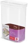 EMSA Optima, Box, Rechteckig, 2,2 l, Transparent, Wei&szlig;, Styrol-Methylmethacrylat