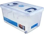Lock&Lock - Lock & Lock Frischhaltebox 21 L mit 2 Griffen - Transparent