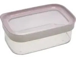 EMSA Optima, Box, Rechteckig, 0,45 l, Transparent, Wei&szlig;, Styrol-Methylmethacrylat