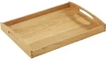 Zassenhaus Tablett, eckig hell 53 x 41 x 7 cm - Braun