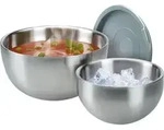 Gsw Thermoschale mit Kunststoffdeckel, 4,2 L, 26 x 14 cm