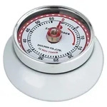 Zassenhaus Kurzzeitmesser Timer Speed Retro-Look | Auswahl Wei&szlig; : Wei&szlig; Farbe:...