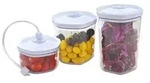 GASTROBACK #46110 Vakuumier-Beh&auml;lterset 3 tlg. (rund), Inhalt: 700 ml, 1400 ml,