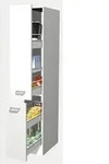 Flex Well Apothekerschrank Wito BxTxH 30 x 57 x 200 cm wei&szlig; matt zerlegt...