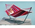 Amazonas H&auml;ngematte und Gestell SummerSet (Sumo RockStone + Hammock fuego) 210 x 120