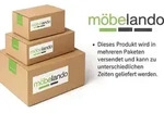 FMD furniture 353-001 Schreibtisch-Winkelkombination in Ausf&uuml;hrung Wei&szlig;, Ma&szlig;e