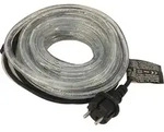 EUROLITE RUBBERLIGHT RL1-230V klar 5m - Transparent/Wei&szlig;