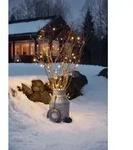 Konstsmide - LED Lichterkette, mit an/aus Schalter, Lichtsensor, 6h und 9h Timer, 80