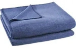 Zoeppritz Basis Soft-Fleece indigo blanket 540 65% Polyester, 35% Viscose...