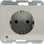 Berker 41097004, Typ F, DIN-Schiene, Edelstahl, Edelstahl, IP20, 250 V - Silber