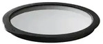 R&ouml;sle - Frischhaltedeckel aus Glas 28 cm - Schwarz