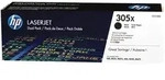 HP 305X 2er-Pack Schwarz Original LaserJet Tonerkartuschen mit hoher Reichweite, 8000