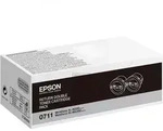 Epson 0711 - 2er-Pack - mit hoher Kapazit&auml;t - Schwarz - original - Tonerpatrone