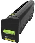 Lexmark - Hohe Ergiebigkeit - Gelb - original - Tonerpatrone LCCP, LRP - f&uuml;r Lexmark