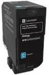 Lexmark - Hohe Ergiebigkeit - Cyan - original - Tonerpatrone LCCP, LRP - f&uuml;r Lexmark