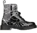 Schuhe Dr Martens Pascal Black Patent Marble 214420711460 - Schwarz - 36
