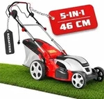 HECHT Rasenm&auml;her Elektro mit Antrieb 1803 S | 5in1 | 46 cm Schnittbreite |...