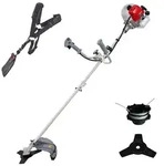 IKRA Benzin Freischneider IBF 43 | 1100 Watt | Fadenspule 45 cm Schnittbreite