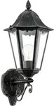 EGLO Au&szlig;en-Wandlampe Navedo, 1 flammige Au&szlig;enleuchte, Wandleuchte aus Aluguss in