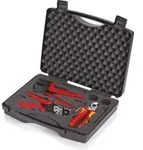 Knipex 97 91 01, Blau, Rot, Gelb, 280 mm, 80 mm, 1,96 kg, 3 Werkzeug