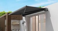Markise Vollkassettenmarkise elektrisch 4x3m anthrazit Sunray Kassettenmarkise