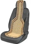 CarComfort Sitzaufleger aus Holzperlen Classic natur, 13550 - Beige