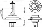 Bosch Gl&uuml;hlampe, Fernscheinwerfer 1 987 302 045