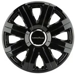 Goodyear Radzierblenden-Set Flexo Radkappen, Radblenden 14 Zoll schwarz 4...