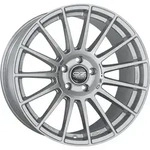ALUFELGE OZ Racing SUPERTURISMO LM 7x17 4x100 ET 37 MATT RACE SILVER BLACK LETTERING