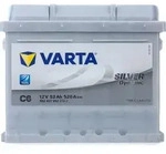 VARTA SILVER Dynamic C6 Starterbatterie 12V 52Ah 520A/EN LB1 Batterie