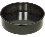 RIESS 0494-022, Kuchenform, Rund, Flache Oberfl&auml;che, Schwarz, Schwarz, 80 mm -