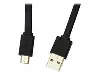 Bigben Interactive 3m USB - Micro USB m/m, USB A, Micro-USB B, Männlich/männlich,