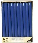 100 Leuchterkerzen dunkelblau &Oslash; 2,2 cm &middot; 25 cm - Dunkelblau