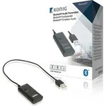 K&ouml;nig Audiosender mit Bluetooth-Funktechnologie f&uuml;r Kopfh&ouml;rer CSBTTRNSM100 -
